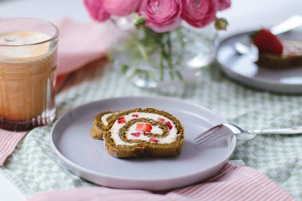 Flourless Matcha Swiss Roll Oh La Latkes