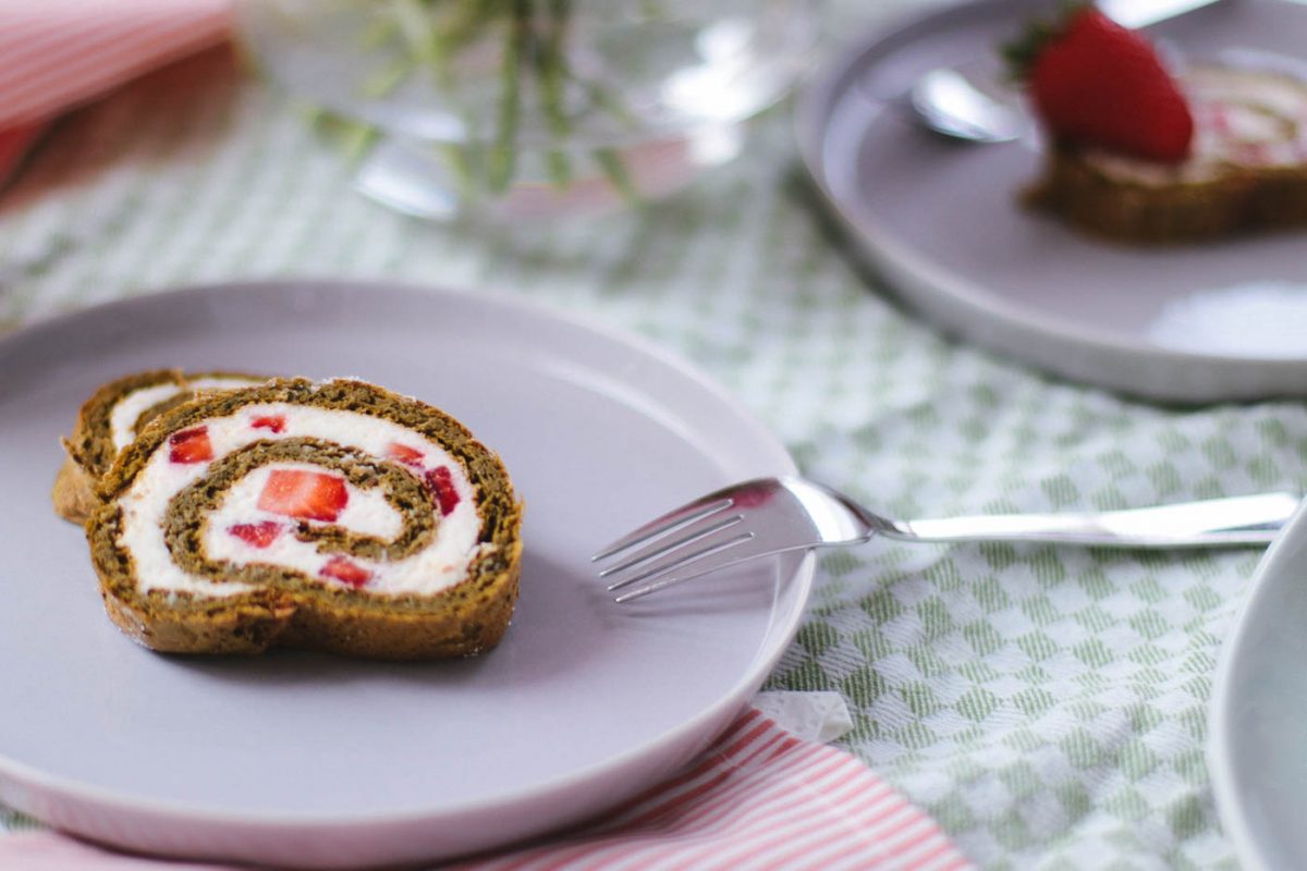 Flourless Matcha Swiss Roll Oh La Latkes