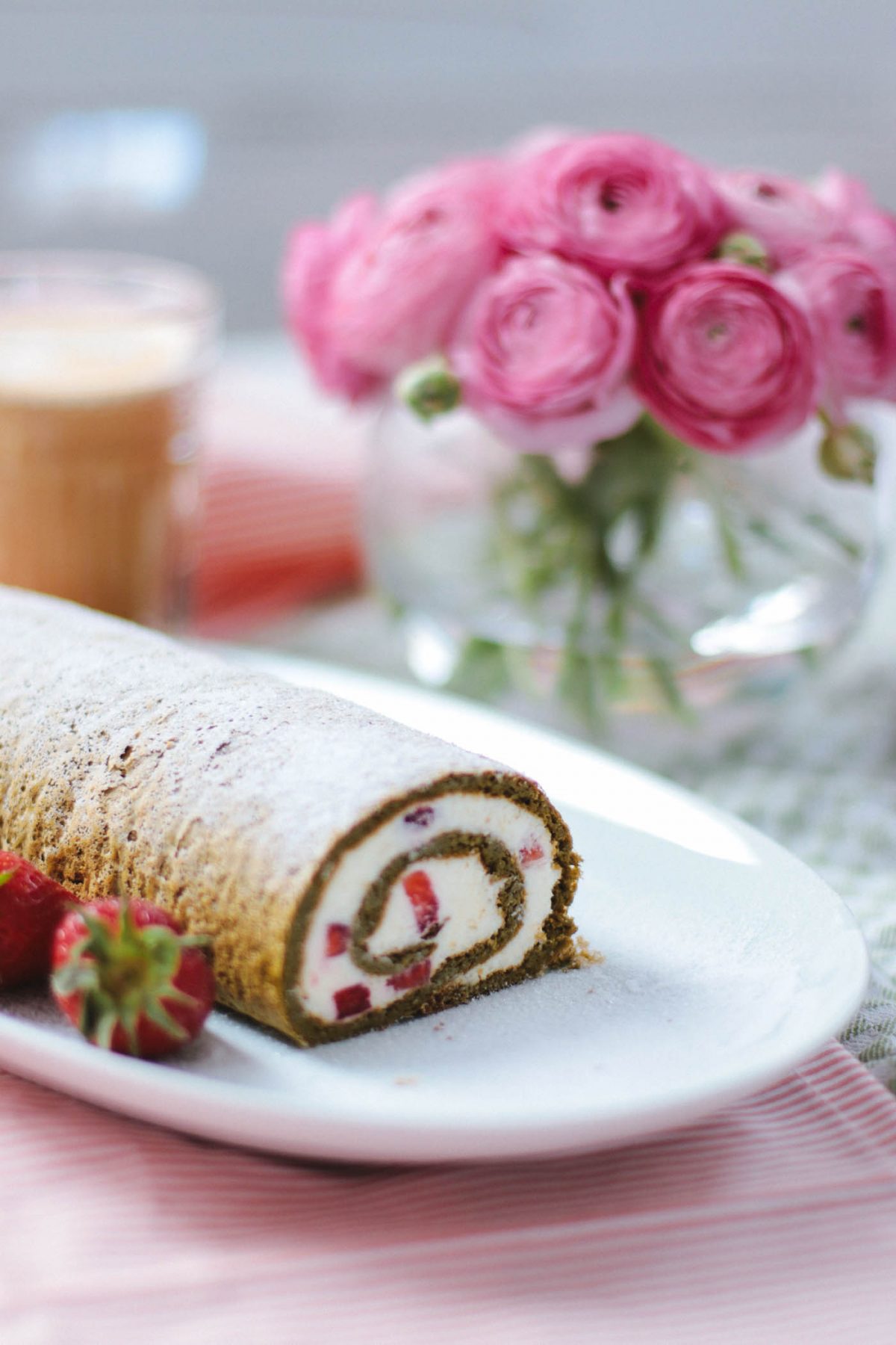 Flourless Matcha Swiss Roll Oh La Latkes