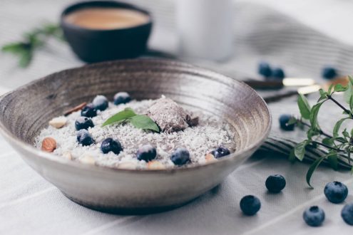 Keto Blueberry Porridge